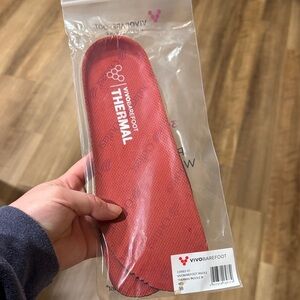 Vivo barefoot Women's Red Thermal Insoles